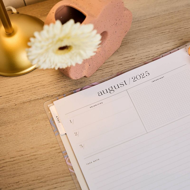 slide 20 of 25, Happy Brands July 2025 - June 2026 Weekly/Monthly Planner 10.12"x11.5" Multicolor Sunday Brunch, Teacher Supplies, 1 ct