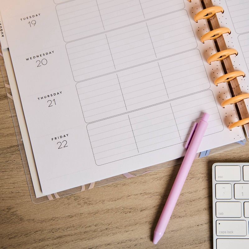 slide 23 of 25, Happy Brands July 2025 - June 2026 Weekly/Monthly Planner 10.12"x11.5" Multicolor Sunday Brunch, Teacher Supplies, 1 ct