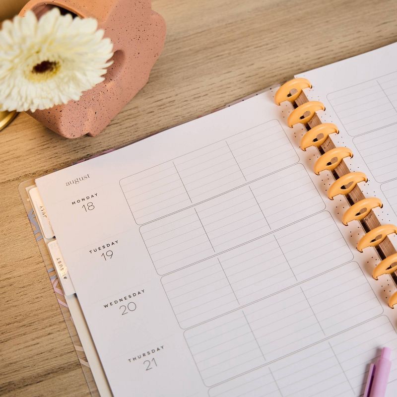 slide 24 of 25, Happy Brands July 2025 - June 2026 Weekly/Monthly Planner 10.12"x11.5" Multicolor Sunday Brunch, Teacher Supplies, 1 ct
