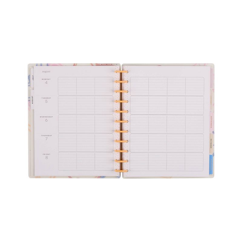 slide 5 of 25, Happy Brands July 2025 - June 2026 Weekly/Monthly Planner 10.12"x11.5" Multicolor Sunday Brunch, Teacher Supplies, 1 ct