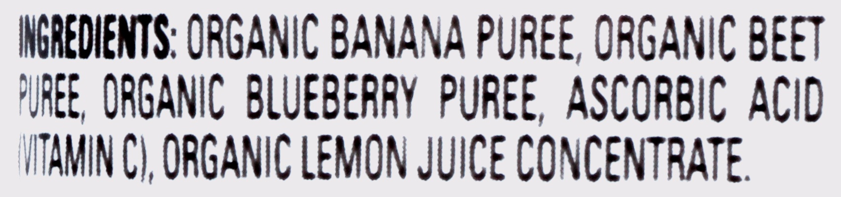 slide 5 of 6, Happy Baby Banana Beet & Blueberry Baby Food, 3.5 oz