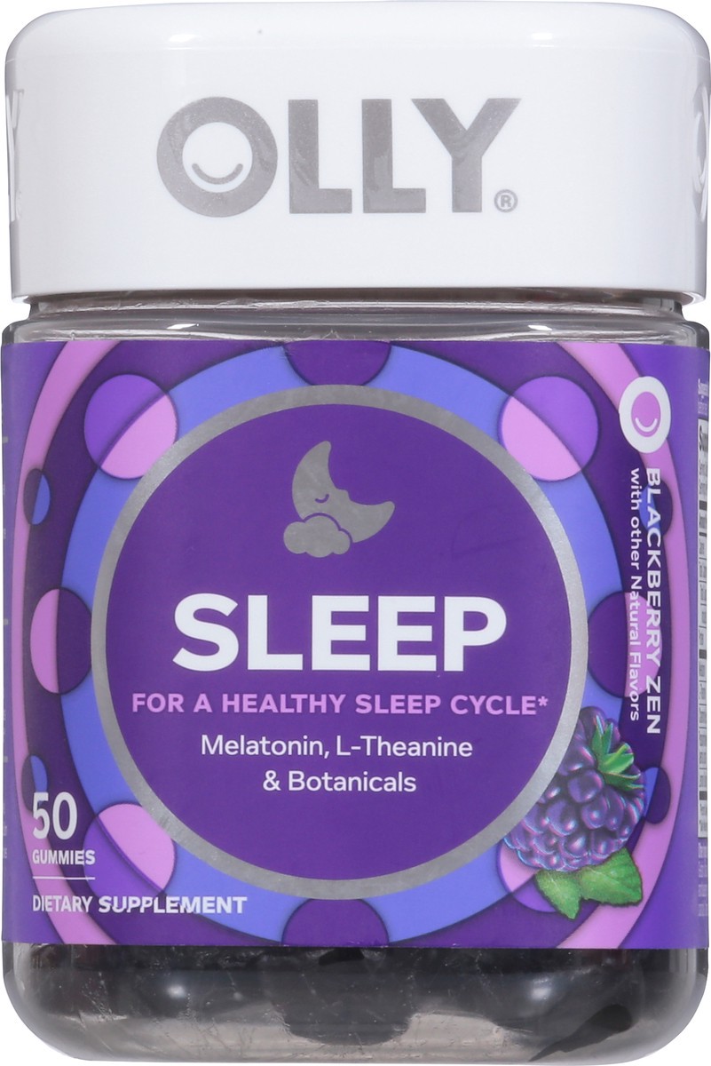 slide 4 of 9, Olly Blackberry Zen Sleep 50 Gummies, 50 ct