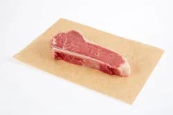 Raley's Beef Top Loin New York Steak, Bone-In - 1 lb