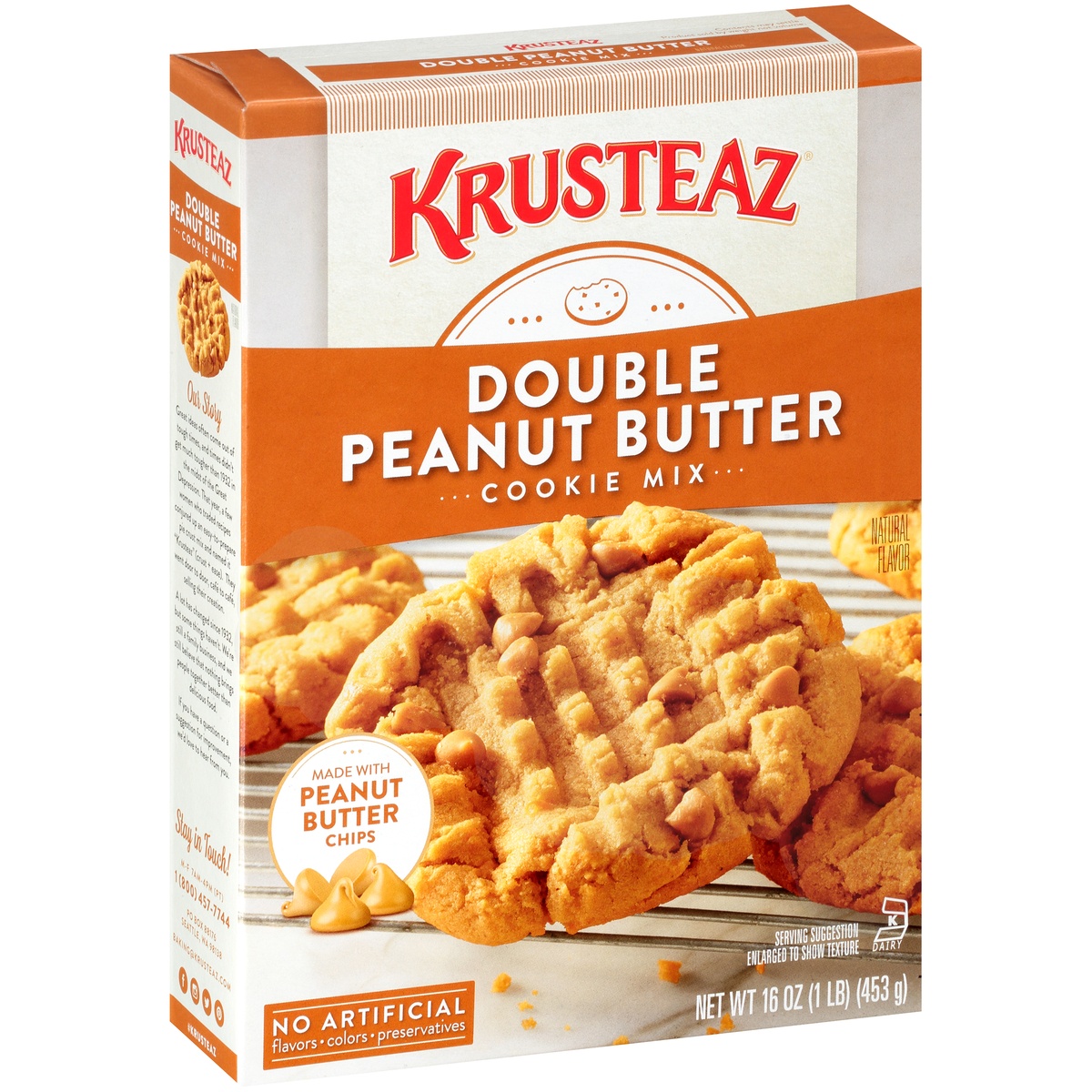 slide 2 of 9, Krusteaz Double Peanut Butter Cookie Mix, 16 oz