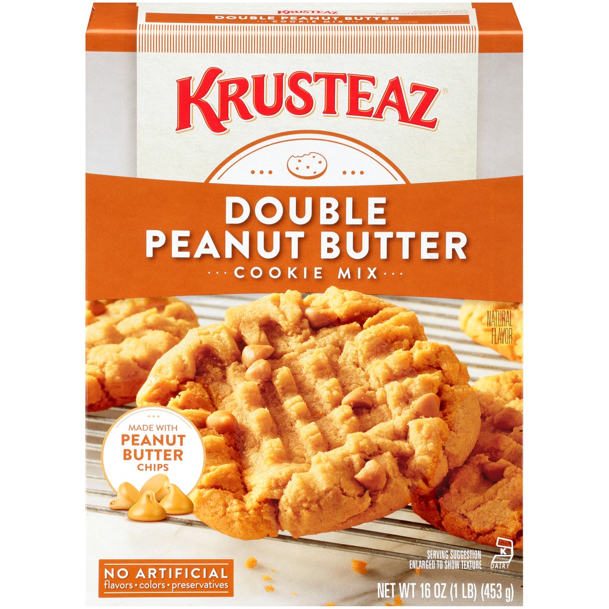 slide 1 of 9, Krusteaz Double Peanut Butter Cookie Mix, 16 oz