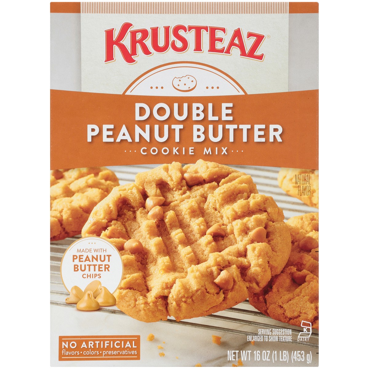 slide 1 of 8, Krusteaz Cookie Mix, 16 oz