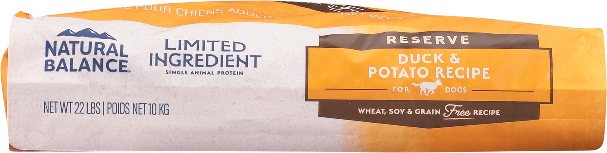 slide 8 of 15, Natural Balance Limited Ingredient Adult Reserve Duck & Potato Recipe Dog Food 22 lb, 22 lb