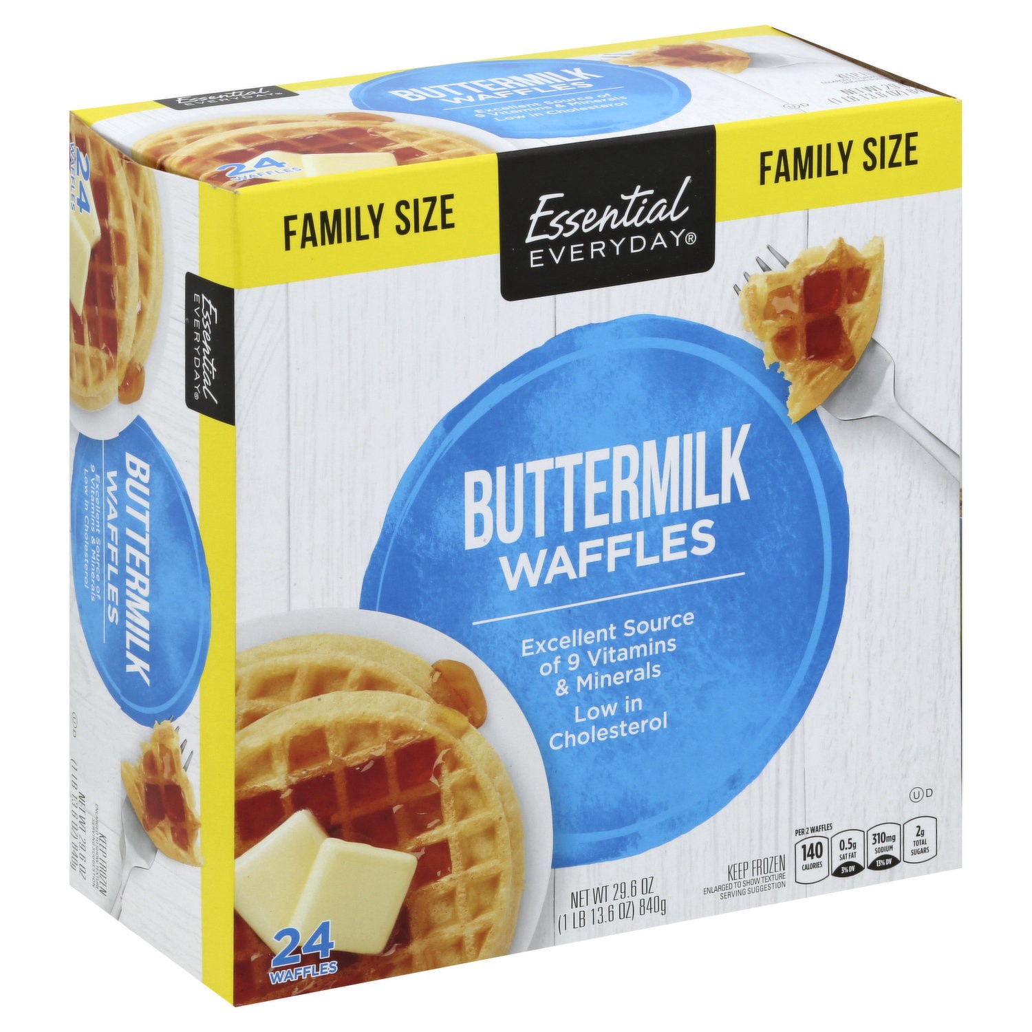 slide 1 of 1, Essential Everyday Waffle Buttermilk, 29.6 oz