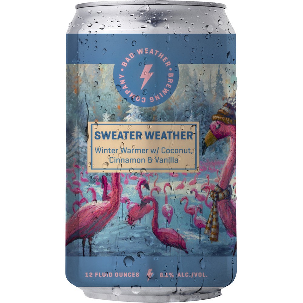 slide 1 of 1, Bad Weather Brewing Winter Warmer Sweater Weather 4Pkc, 48 fl oz