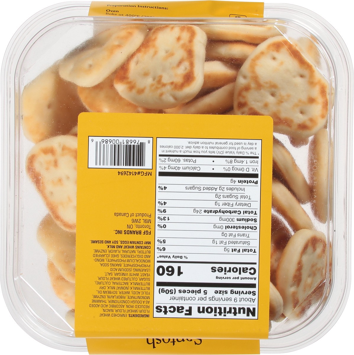 slide 13 of 14, Santosh Naan Bites, 15.5 oz