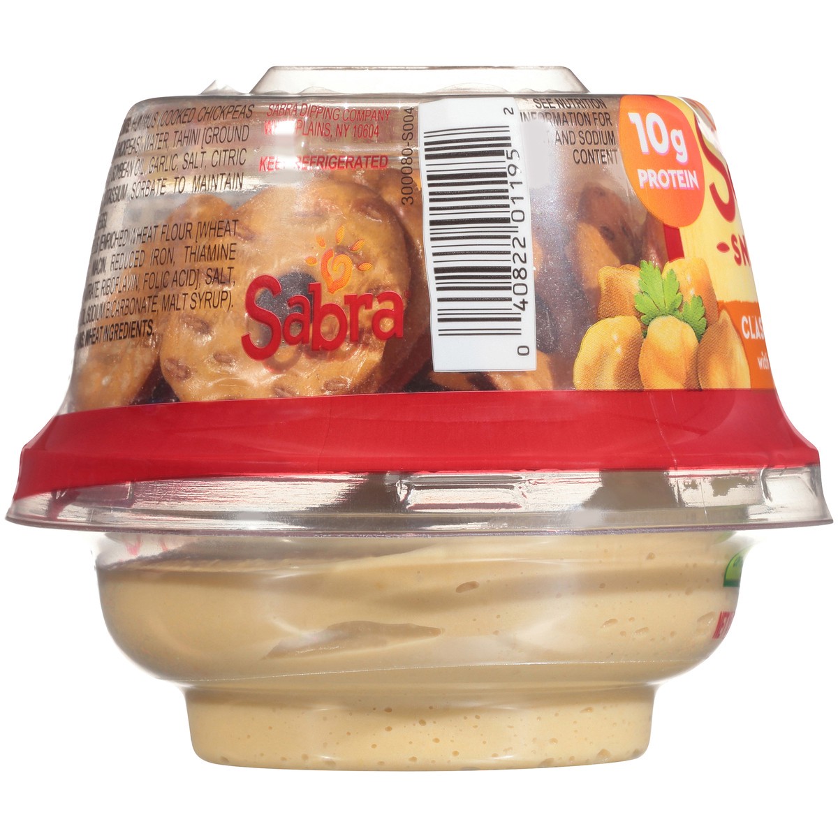 slide 3 of 7, Sabra Classic Hummus with Pretzels 4.56 Ounce Plastic Cup, 4.56 oz