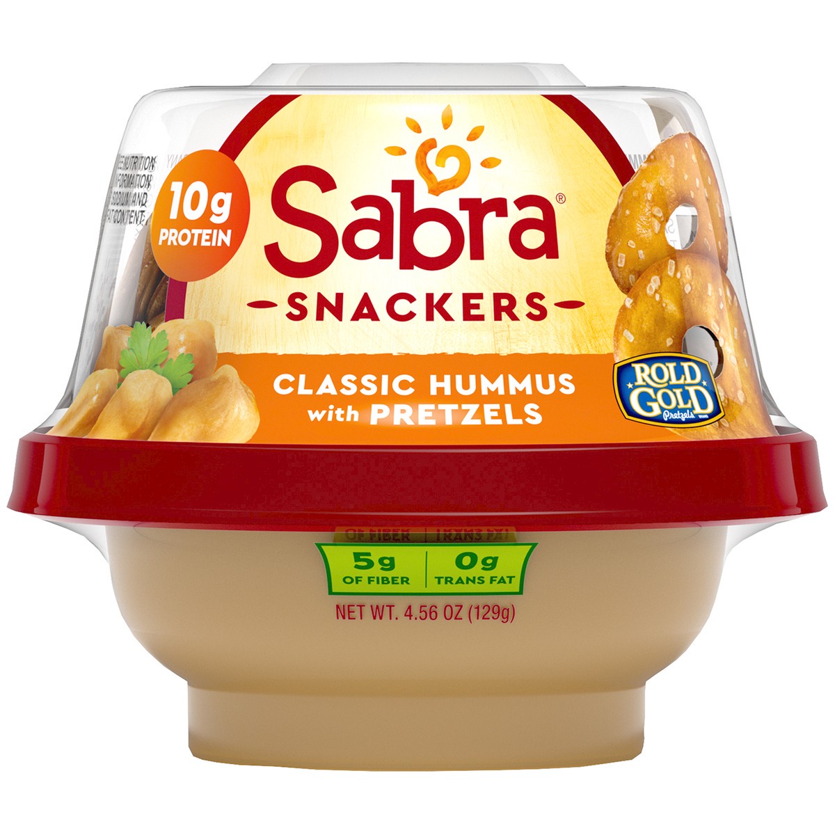 slide 6 of 7, Sabra Classic Hummus with Pretzels 4.56 Ounce Plastic Cup, 4.56 oz