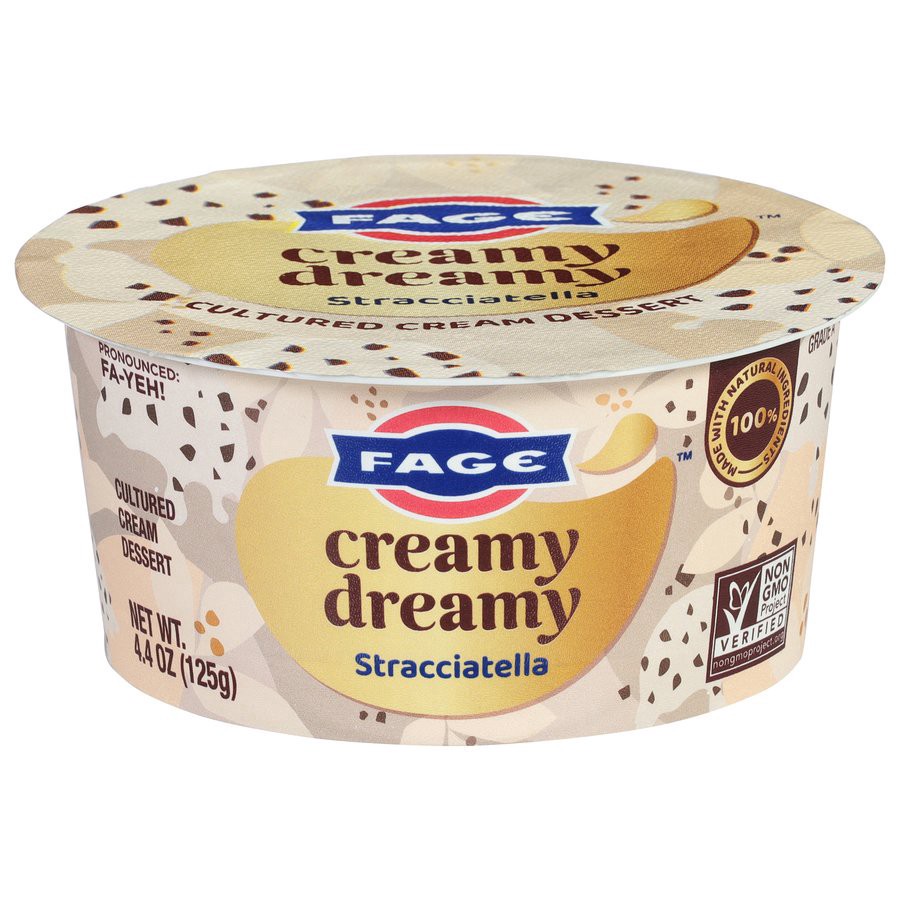 slide 1 of 1, FAGE Creamy Dreamy Stracciatella 4.4 oz., 4.4 oz
