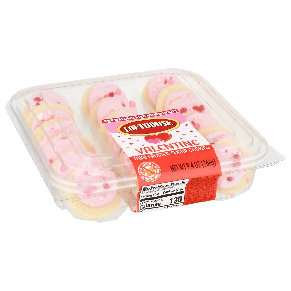slide 7 of 11, Lofthouse Valentine Mini Frosted Sugar Cookies 9.4 oz, 9.4 oz