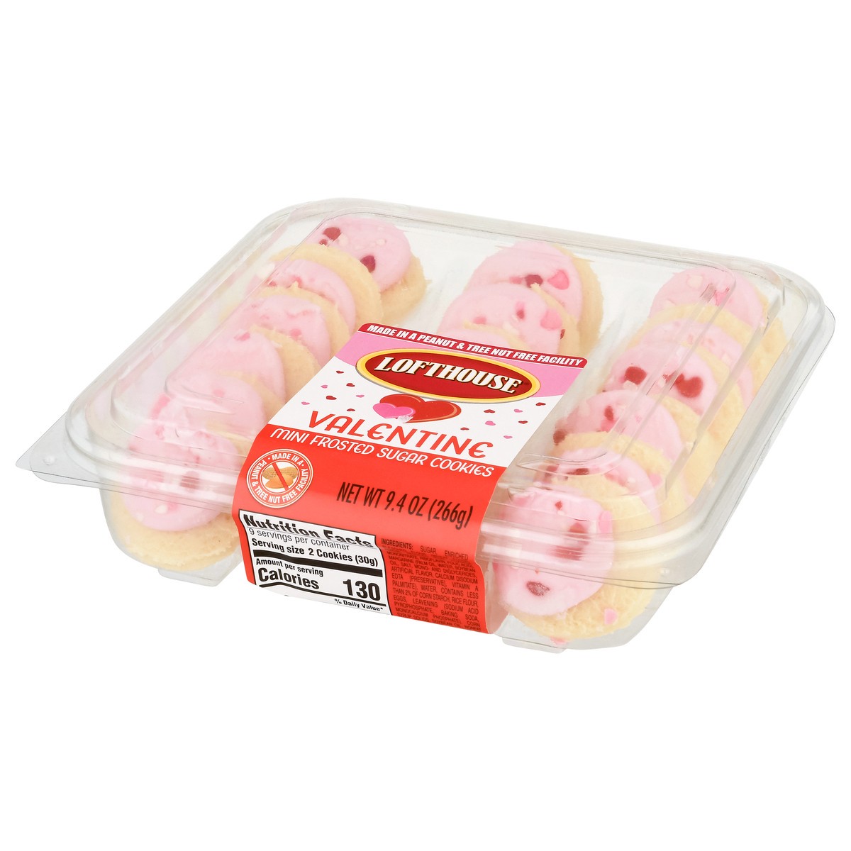 slide 8 of 11, Lofthouse Valentine Mini Frosted Sugar Cookies 9.4 oz, 9.4 oz