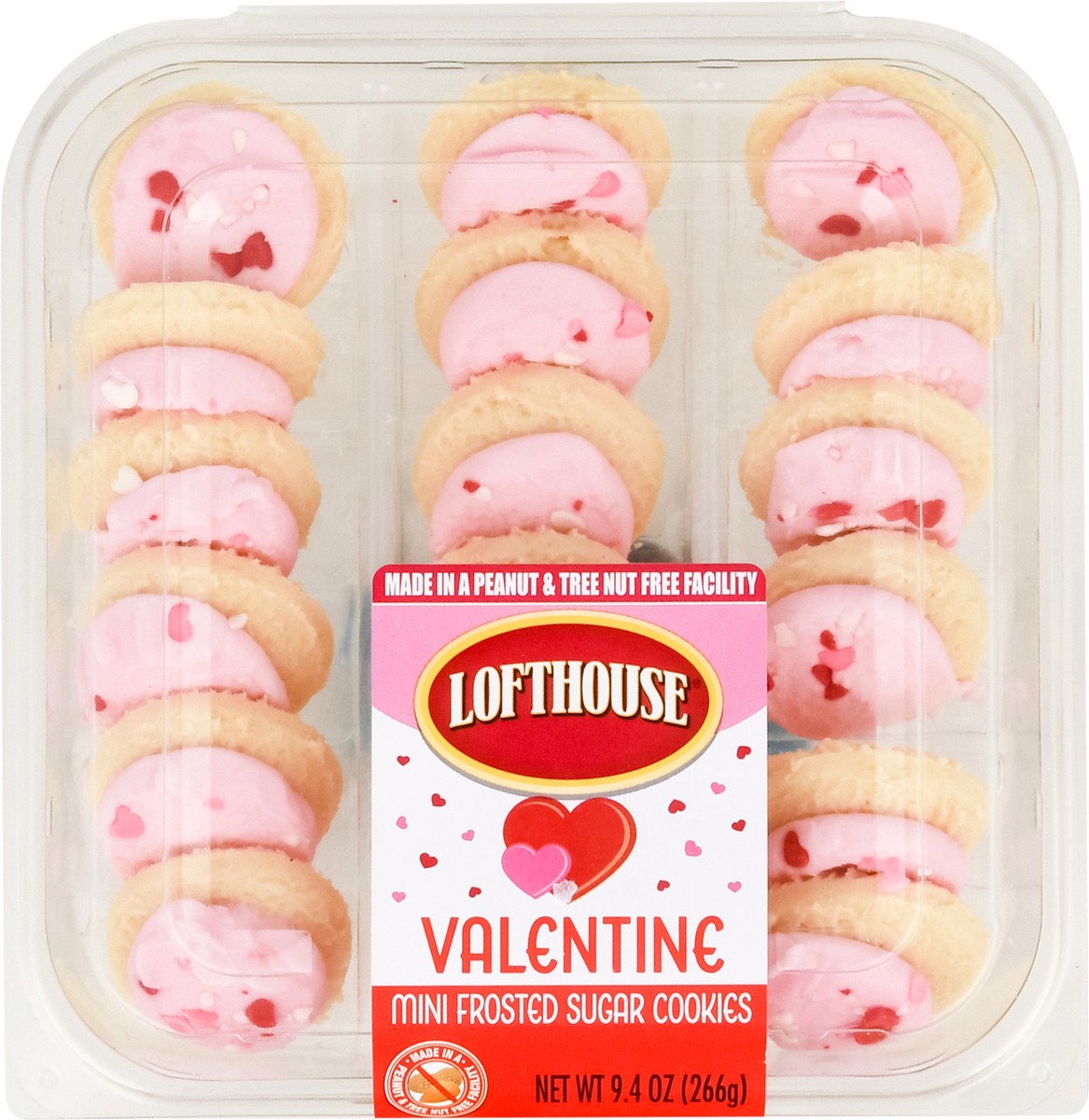 slide 5 of 11, Lofthouse Valentine Mini Frosted Sugar Cookies 9.4 oz, 9.4 oz