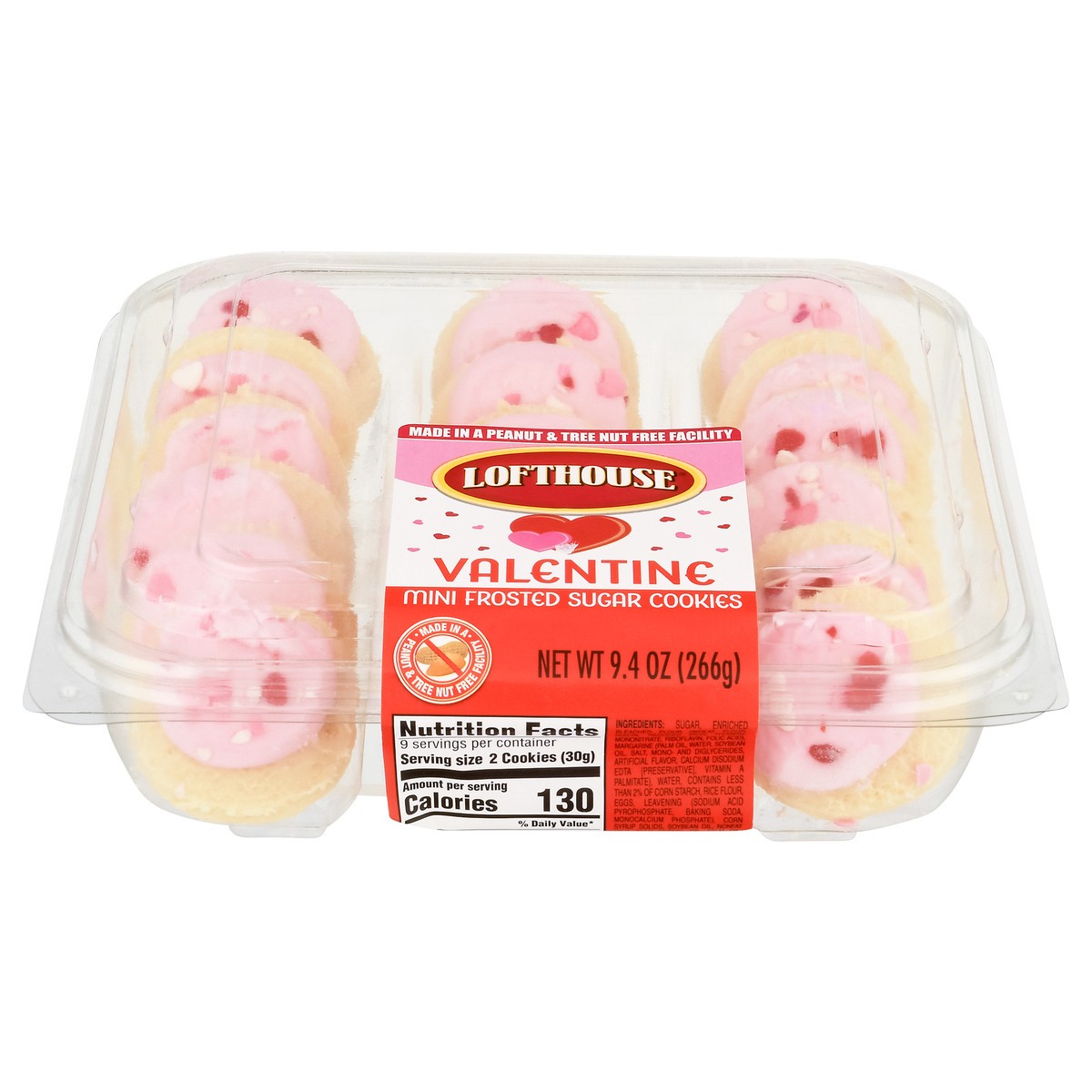 slide 9 of 11, Lofthouse Valentine Mini Frosted Sugar Cookies 9.4 oz, 9.4 oz