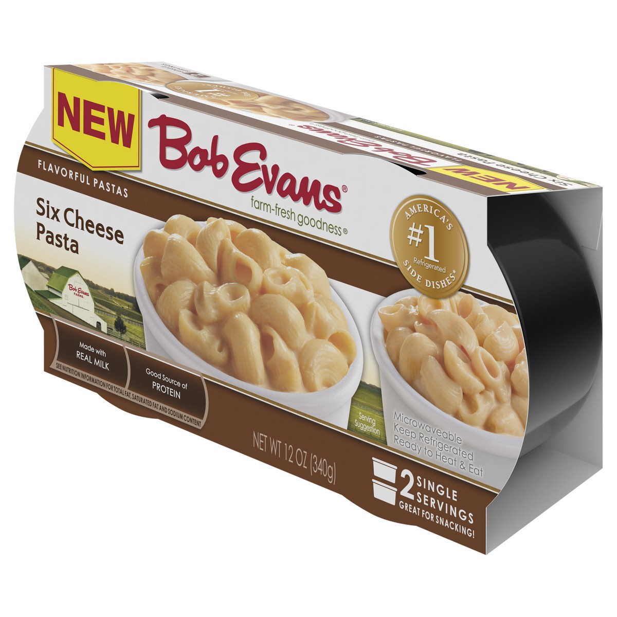 slide 10 of 12, Bob Evans Six Cheese Pasta 12 oz, 2 ct