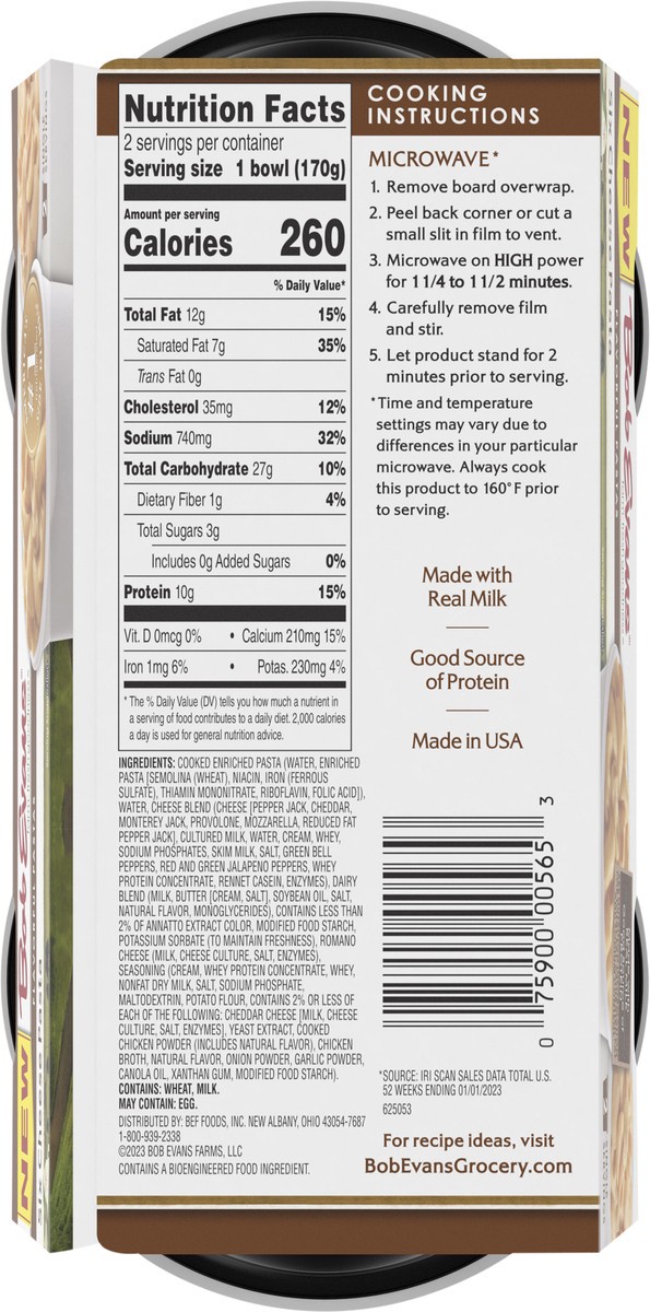 slide 7 of 12, Bob Evans Six Cheese Pasta 12 oz, 2 ct