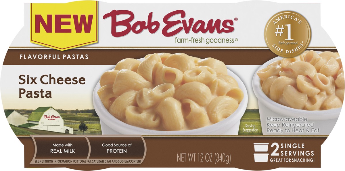 slide 9 of 12, Bob Evans Six Cheese Pasta 12 oz, 2 ct