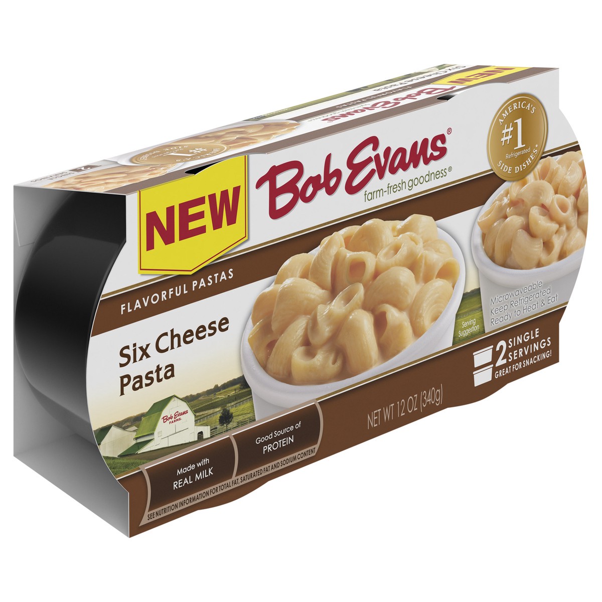 slide 11 of 12, Bob Evans Six Cheese Pasta 12 oz, 2 ct