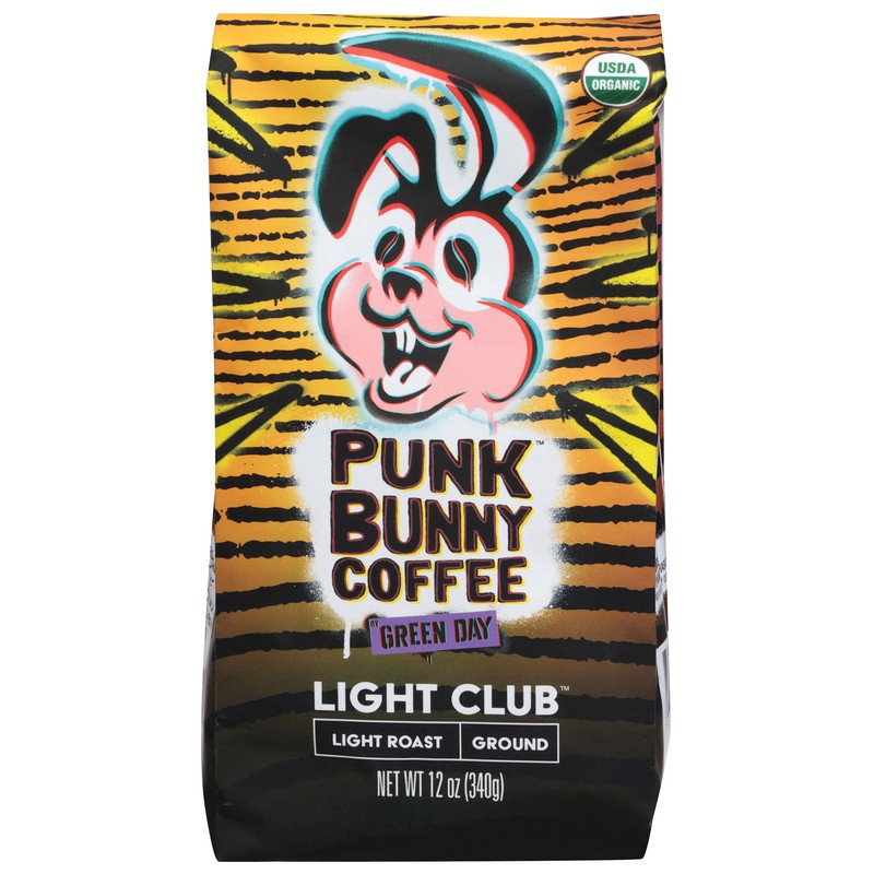 slide 1 of 4, Punk Bunny Coffee Light Roast Ground Light Club Coffee 12 oz, 12 oz