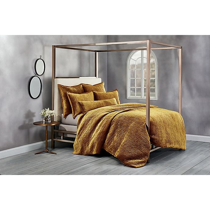 slide 1 of 1, WAMSUTTA COLLECTION HAND STITCHED VELVET FQ DUVET, 1 ct