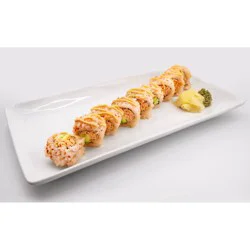 Private Selection Brown Rice Spicy California Roll by Inku Sushi Co, 9 pc