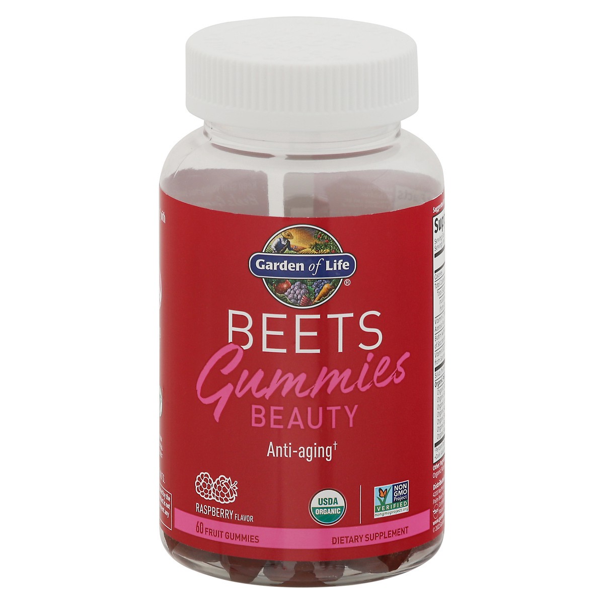slide 1 of 12, Garden of Life Beauty Raspberry Flavor Beets 60 Gummies, 1 ct