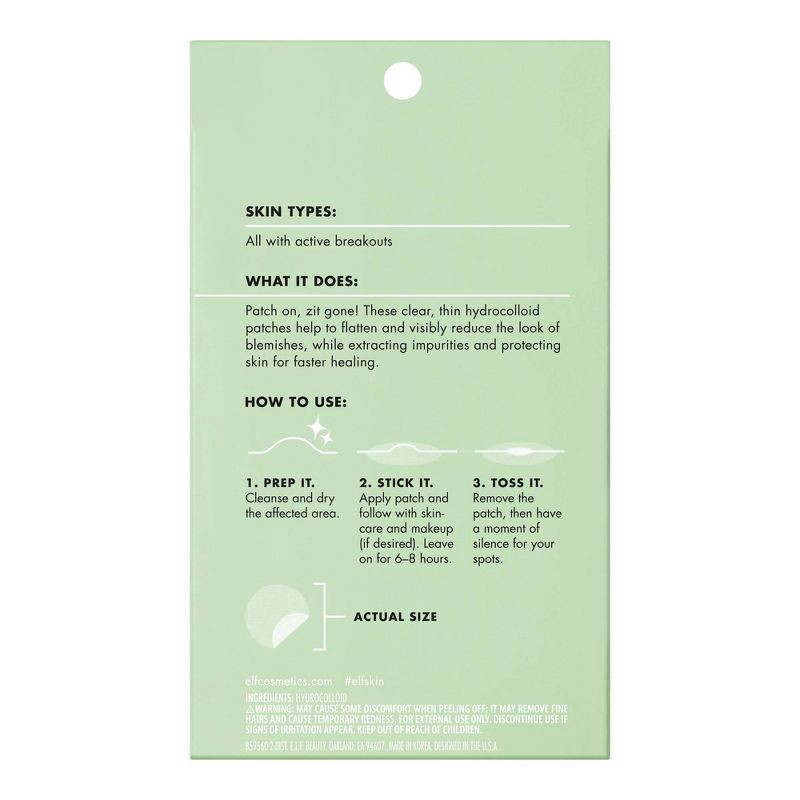 slide 4 of 6, e.l.f. SKIN Blemish Breakthrough Stick It to Zits Pimple Patches - 36ct, 36 ct
