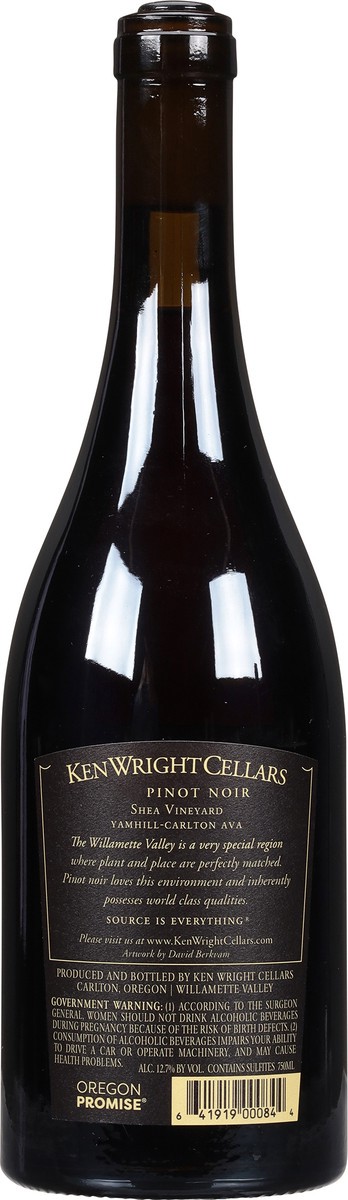 slide 9 of 12, Ken Wright Cellars Yamhill-Carlton Ava Shea Vineyard Pinot Noir 750 ml, 750 ml