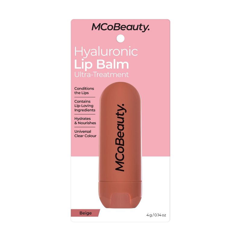 slide 11 of 11, MCoBeauty Hyaluronic Lip Balm - Beige - 0.14 fl oz, 0.14 fl oz