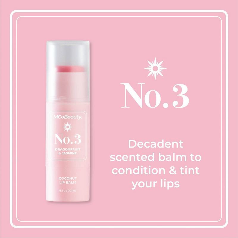 slide 4 of 10, MCoBeauty Coco Lip Treatment - No.3 Dragonfruit & Jasmine - 0.21oz, 0.21 oz