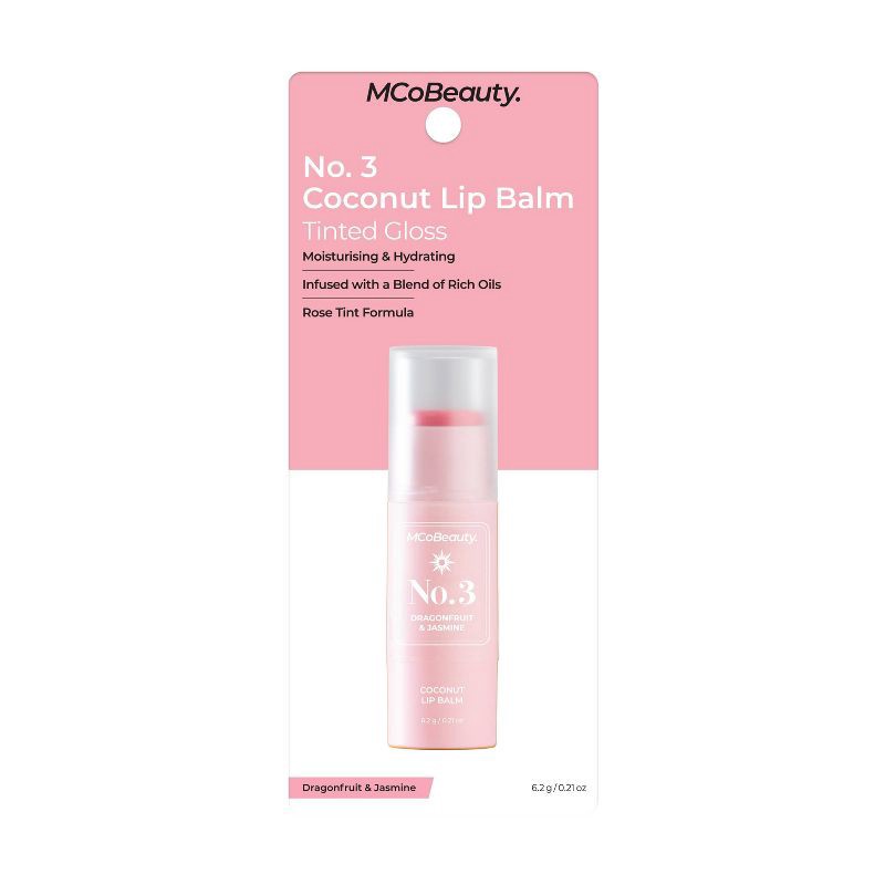 slide 10 of 10, MCoBeauty Coco Lip Treatment - No.3 Dragonfruit & Jasmine - 0.21oz, 0.21 oz