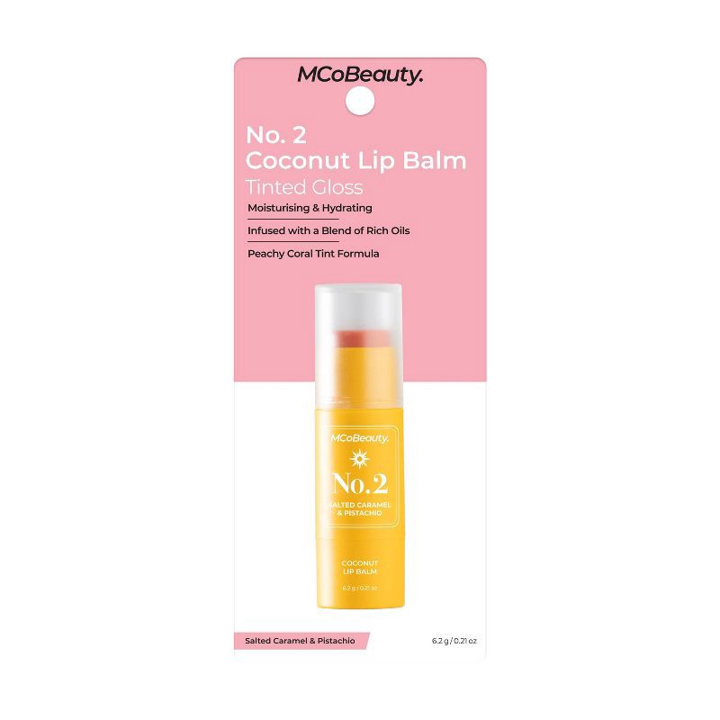 slide 10 of 10, MCoBeauty Coco Lip Treatment - No.2 Salted Caramel & Pistachio - 0.21oz, 0.21 oz
