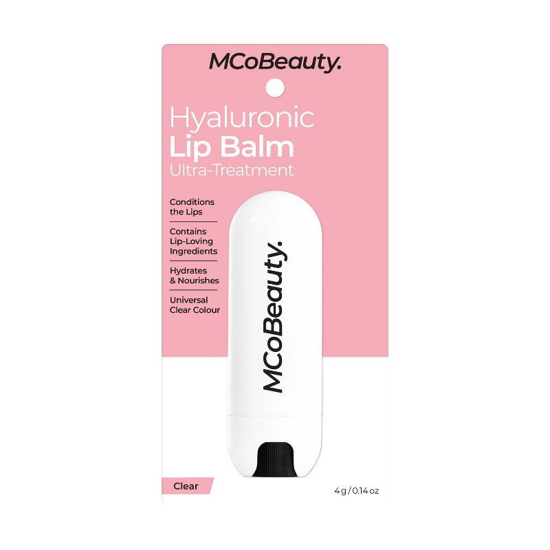 slide 11 of 11, MCoBeauty Hyaluronic Lip Balm - Clear - 0.14 fl oz, 0.14 fl oz