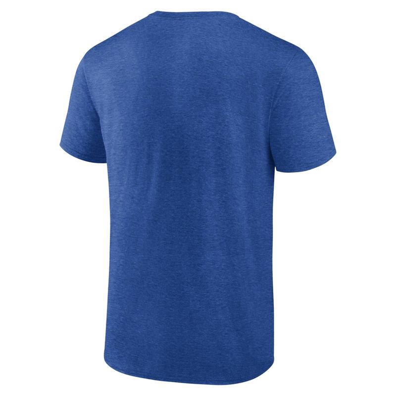 slide 2 of 3, MLB Los Angeles Dodgers Men's Bi-Blend Short Sleeve T-Shirt - L: Cotton-Polyester Blend, Tagless Design, 1 ct