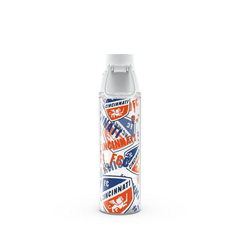 slide 2 of 5, MLS FC Cincinnati All Over Venture Water Bottle - 24oz: Portable Plastic Drinkware, 24 oz