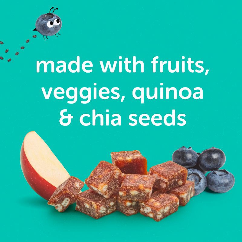 slide 4 of 16, Beech-Nut Hidden Veggies Fruit Bites Blueberry Apple Quinoa Baby Food - 7.6oz, 7.6 oz