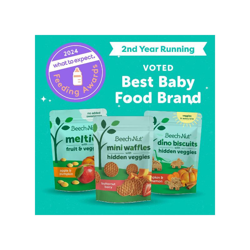slide 9 of 16, Beech-Nut Hidden Veggies Fruit Bites Blueberry Apple Quinoa Baby Food - 7.6oz, 7.6 oz