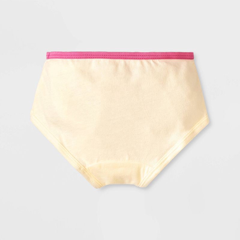 slide 3 of 4, Toddler Girls' 7pk 'Ice Cream' Briefs - Cat & Jack™ 2T-3T: Cotton Knit, Floral & Food Patterns, Full Waistband Elastic, 7 ct