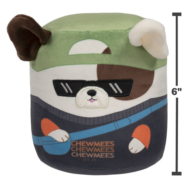 slide 3 of 3, Chew Mees by Squishmallows Ezra French Bulldog Dog Plush Toy, 1 ct