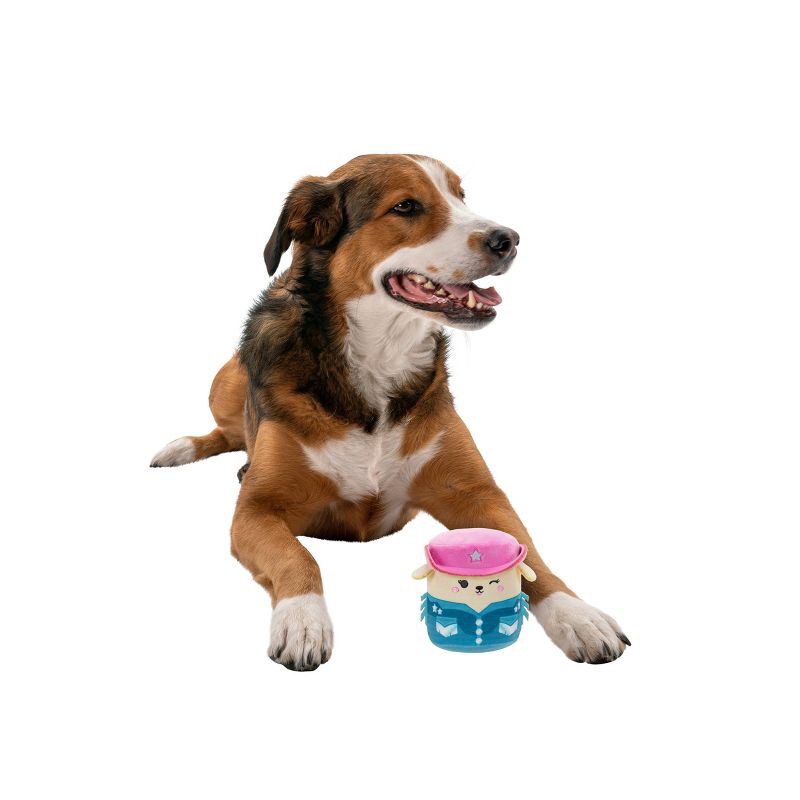 slide 8 of 10, Chew Mees by Squishmallows Cowgirl and Football Player Dog Plush Toy, 1 ct