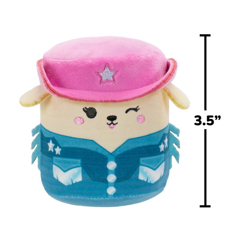 slide 10 of 10, Chew Mees by Squishmallows Cowgirl and Football Player Dog Plush Toy, 1 ct