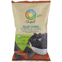 Full Circle Market Organic Blue Corn Tortilla Chips 12 oz