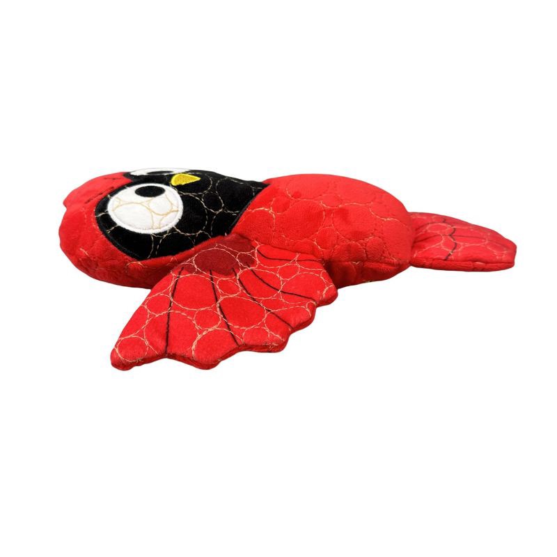slide 5 of 8, Bite Force Built with Kevlar Tough Cardinal Dog Plush Toy, 1 ct