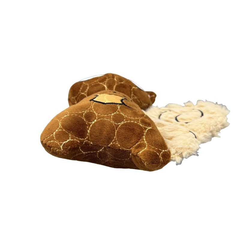 slide 5 of 8, Bite Force Built with Kevlar Tough Squirrel Dog Plush Toy, 1 ct