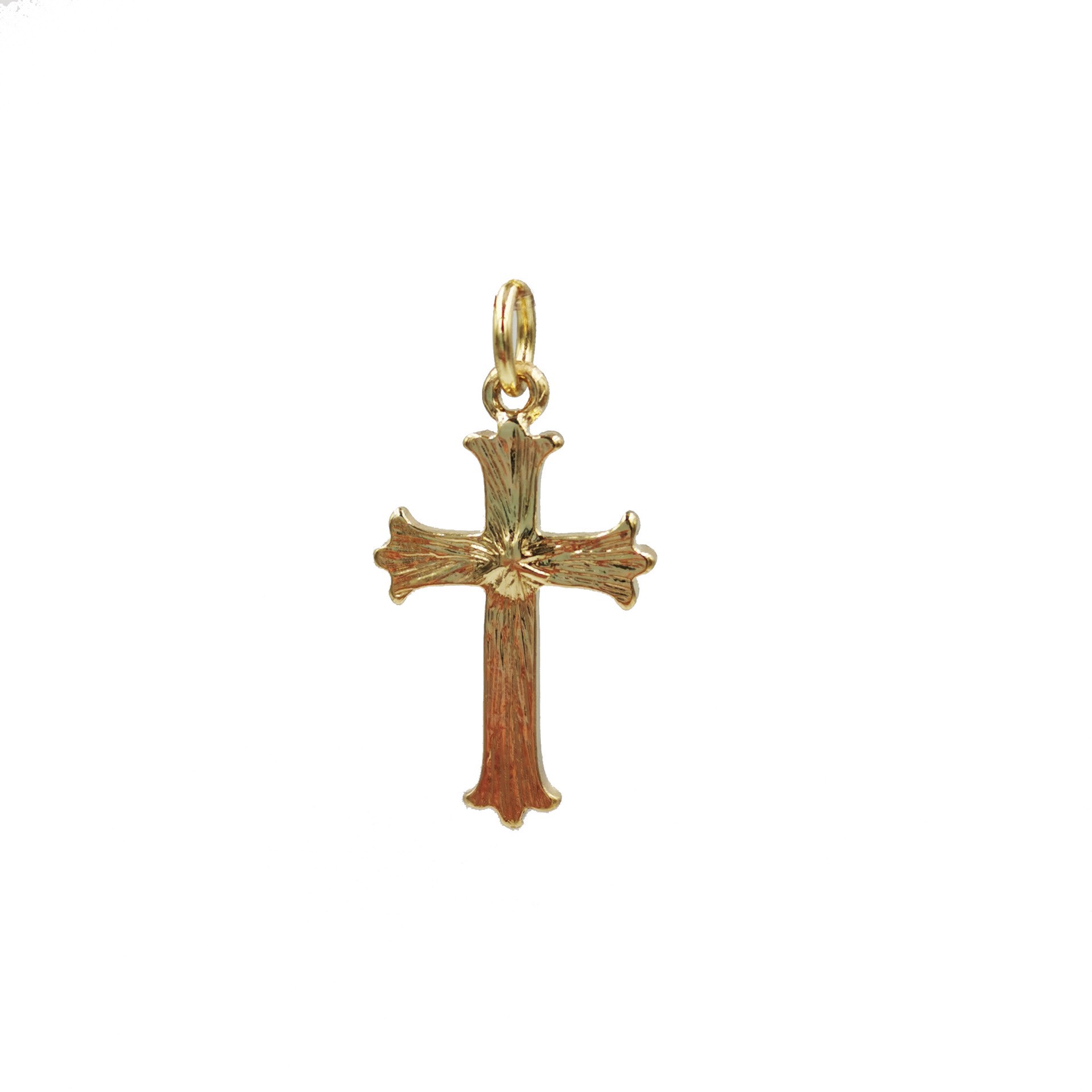 slide 2 of 4, Charmalong 14k Gold Plated Crystal Cross Charm By Bead Landing, 1.1 in x 0.6 in x 0.2 in
