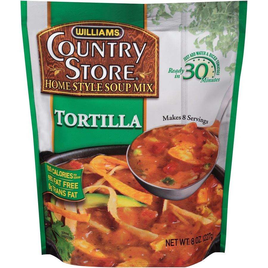 slide 1 of 6, Williams Soup Mix, Home Style, Tortilla, 8 oz