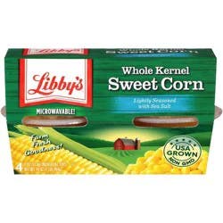 Libby's Whole Kernel Sweet Corn, 4 oz. Cup, 4-Pack